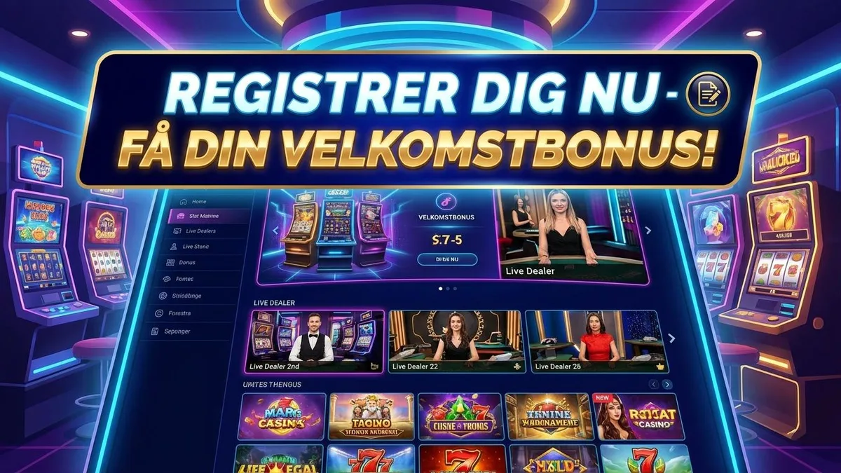 Registrering med bonus